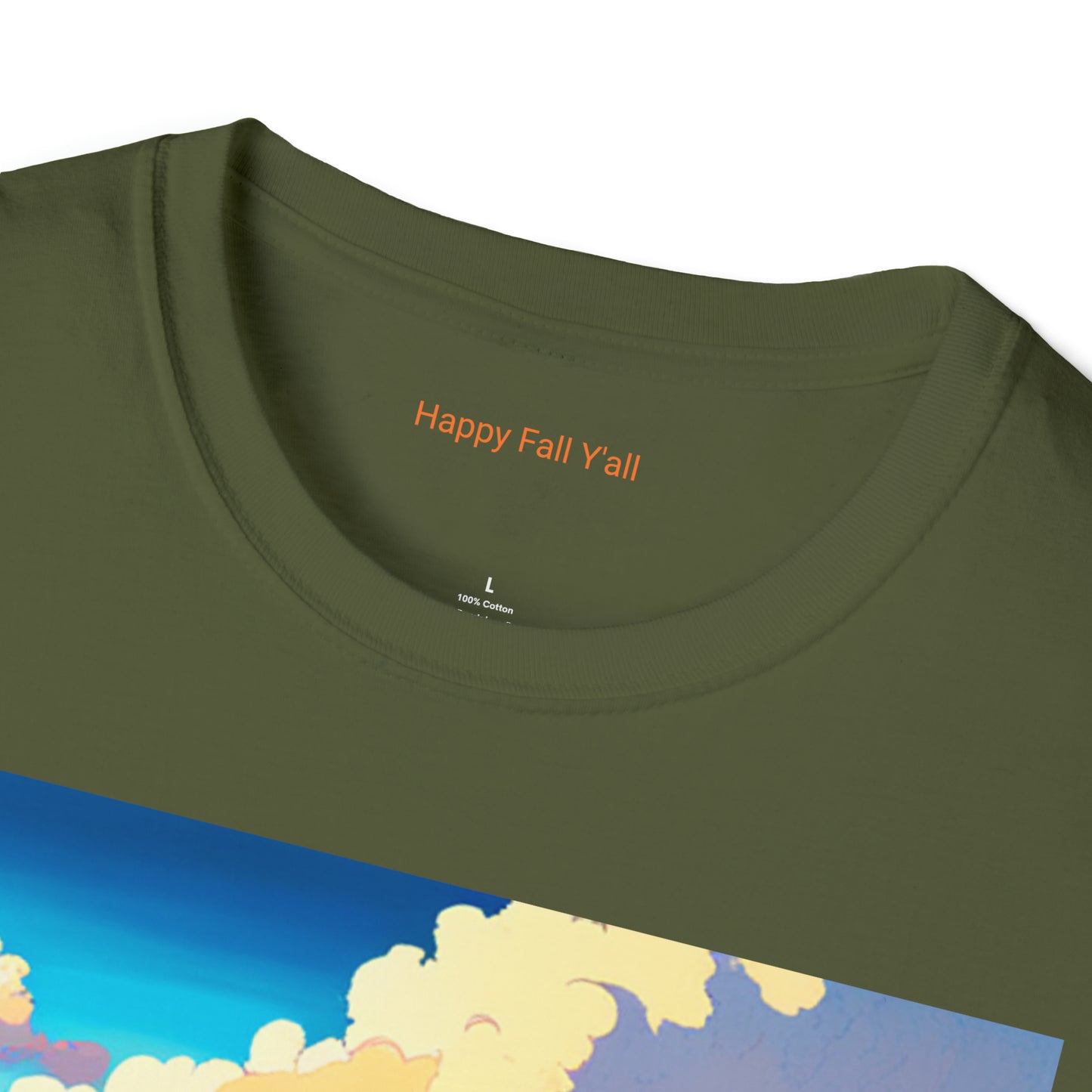 Happy Fall, Y'all -- Unisex Softstyle T-Shirt