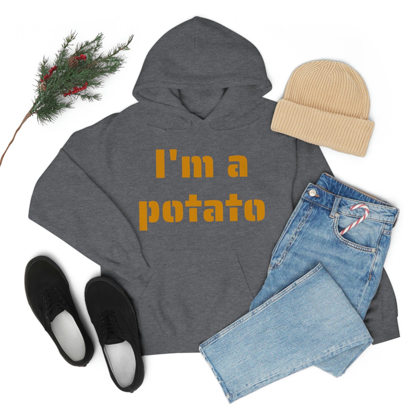 I'm a potato -- Unisex Heavy Blend™ Hooded Sweatshirt