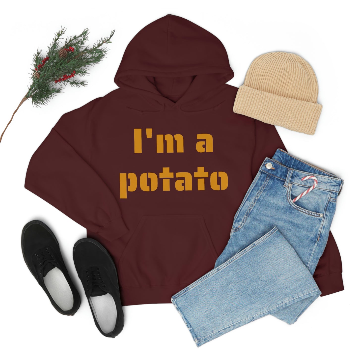 I'm a potato -- Unisex Heavy Blend™ Hooded Sweatshirt