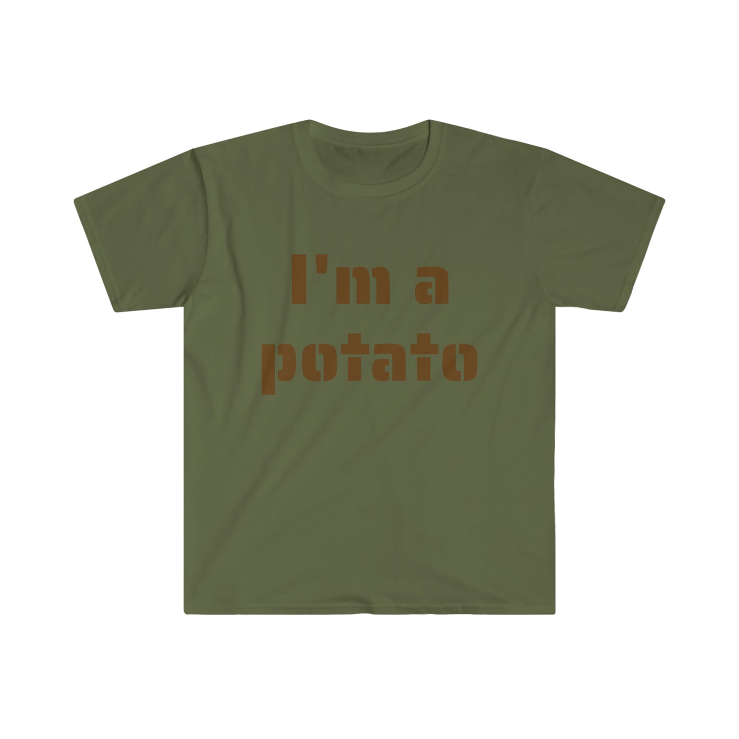 I'm a potato -- Unisex Softstyle T-Shirt