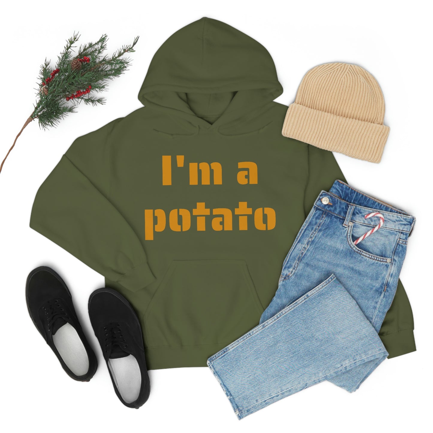 I'm a potato -- Unisex Heavy Blend™ Hooded Sweatshirt