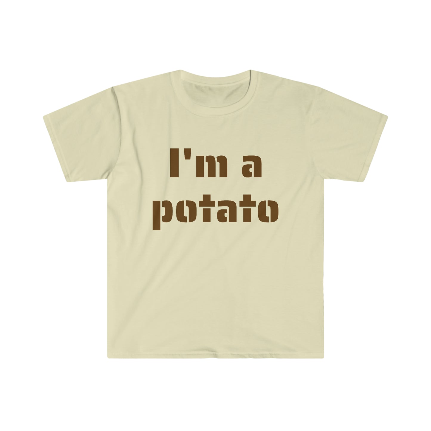 I'm a potato -- Unisex Softstyle T-Shirt